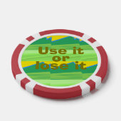 Nutze es oder verliere es Weihnachtsgeschenk Pokerchips (Einzeln)