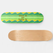 Nutze es oder verliere es Weihnachtsgeschenk Skateboard (Horizontal)