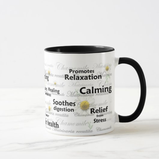 Nutzen der Kamillentee-Tasse (mit Blumen) Tasse (Rechts)
