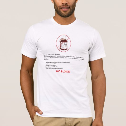 Nutzen des blutlosen Medizin-T - Shirt (Vorderseite)