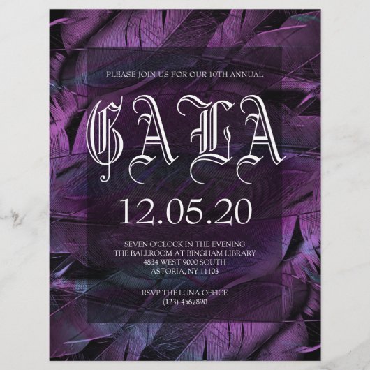Nutzen Gala New Years Party Flyer (Vorne)
