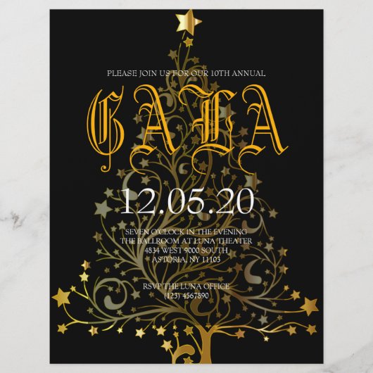 Nutzen Gala New Years Party Flyer (Vorne)