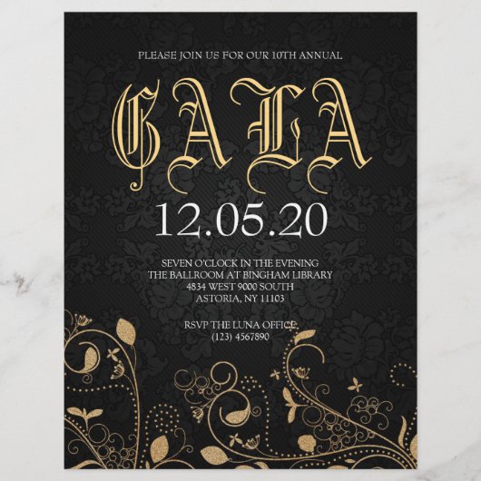 Nutzen Gala New Years Party Flyer (Vorne)