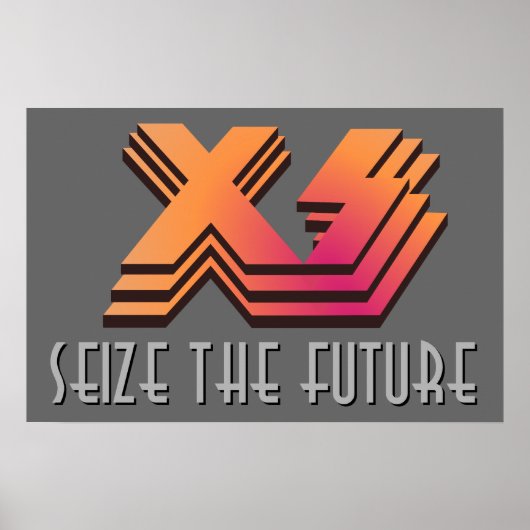 Nutzen Sie das Future XS Poster (Vorne)