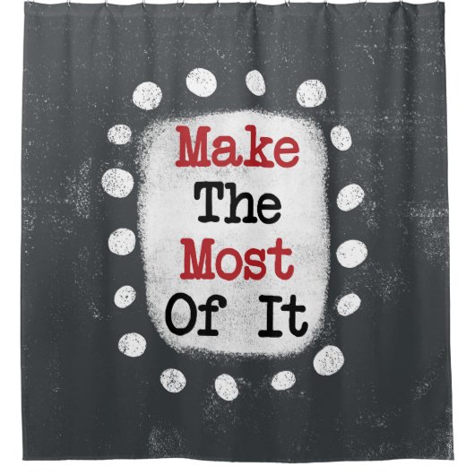 Nutzen Sie den Duschvorhang (Vorderseite)