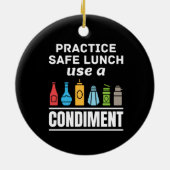 Nutzen Sie die Cafeteria "Condition Cafeteria", um Keramik Ornament (Hinten)