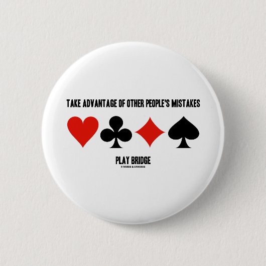 Nutzen Sie die Fehler anderer Leute (Brücke) Button (Vorderseite)