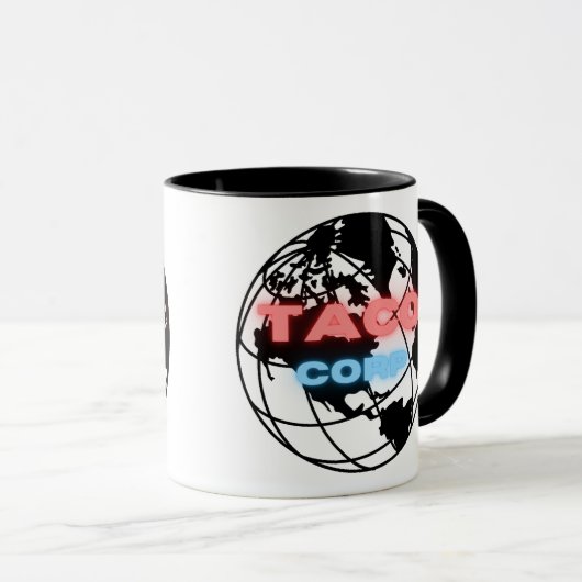 Nutzen Sie die Taco Corp Tasse Design (VorderseiteRechts)