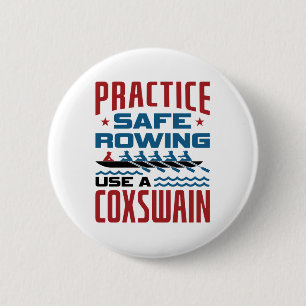 Nutzen Sie einen Coxswain Funny Rower, um den sich Button
