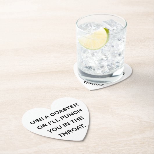 NUTZEN SIE EINEN UNTERSETZER ODER ICH WERDE DICH I (Vor Ort)