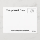 Nutzen Sie es aus dem 2. Weltkrieg Postkarte (Rückseite)