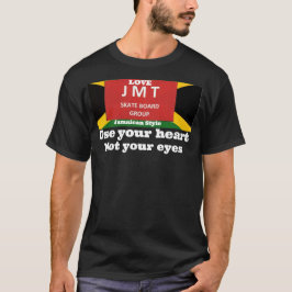 NUTZEN SIE IHR HERZ NICHT IHRE AUGEN Basic Dunkel  T-Shirt