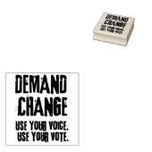 Nutzen Sie Ihre Stimme und Ihre Stimme für den Wan Gummistempel (Stempel)