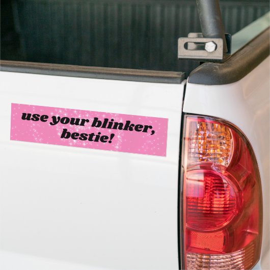 Nutzen Sie Ihren Blinker, bestie! Autoaufkleber (Auf Lkw)
