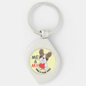 NUTZEN SIE IHREN HERZ_Metall-Schlüsselanhänger Swi Schlüsselanhänger (Vorderseite)