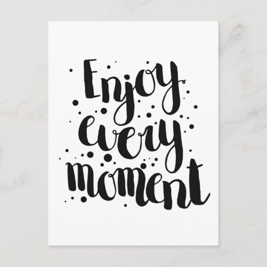 Nutzen Sie jeden Moment 2 Postkarte (Vorderseite)