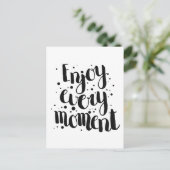 Nutzen Sie jeden Moment 2 Postkarte (Stehend Vorderseite)