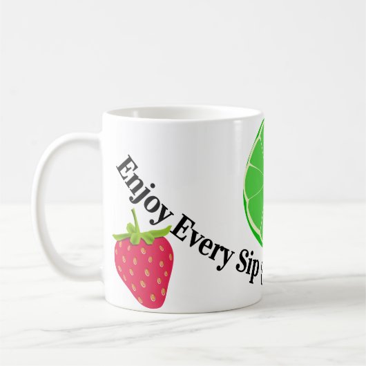 Nutzen Sie jeden Sip und entspannen Sie sich jeden Kaffeetasse (Links)