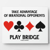 Nutzen Sie vernunftwidrige Gegner-Spiel-Brücke Fotoplatte (Vorderseite)