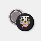Nutzen und trainieren Sie Ihr Gehirn Magnet (Vorderseite/Rückseite)