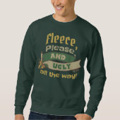 NÜTZLICH CHRISTMAS FLEECE, BITTE UND IN DER REGEL SWEATSHIRT (Vorderseite)