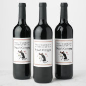 Nützlich wie das T in Pinot Grigio Funny Weinetikett (Flaschen)