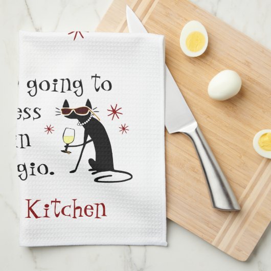 Nützlich wie das T in Pinot Grigio Geschirrtuch (Viertel Falte)