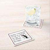 Nützlich wie das T in Pinot Grigio Rechteckiger Pappuntersetzer (Vor Ort)