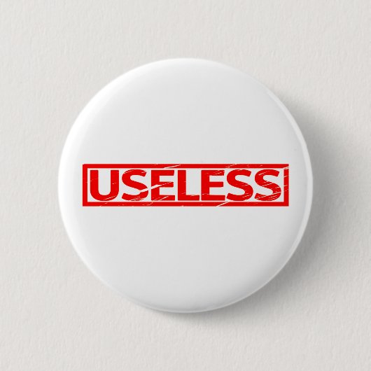 Nützliche Briefmarke Button (Vorderseite)
