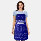 Nützliche Küche Kochen Konversion Navy Blue Backen Schürze (Getragen)