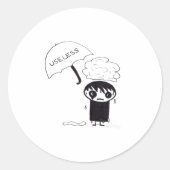 Nützliches EMO Runder Aufkleber (Vorderseite)