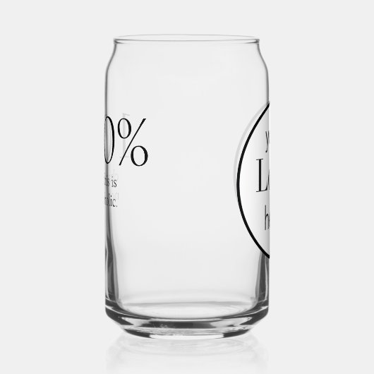 Nützliches Firmenlogo Sober-Bar Dosenglas (Links)