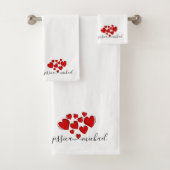 Nützliches Geschenk für romantische Paare, die zus Badhandtuch Set (Insitu)