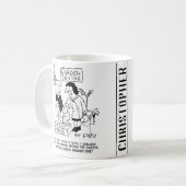 Nützliches Gnome im Gartencenter. Funny Kaffeetasse (Vorderseite Links)