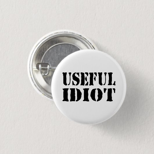 NÜTZLICHES IDIOT BUTTON (Vorne & Hinten)