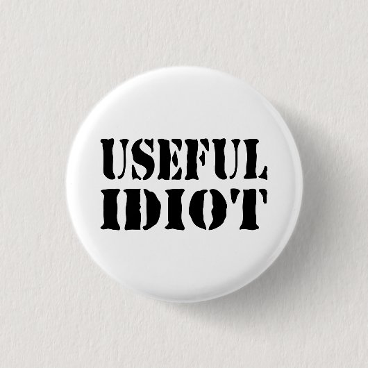 NÜTZLICHES IDIOT BUTTON (Vorderseite)