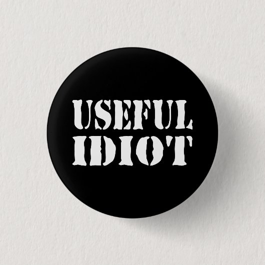NÜTZLICHES IDIOT BUTTON (Vorderseite)
