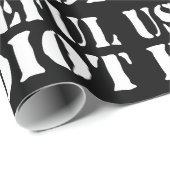 NÜTZLICHES IDIOT GESCHENKPAPIER (Rolleneckpunkt)