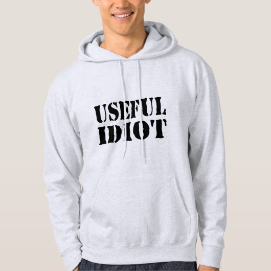 NÜTZLICHES IDIOT HOODIE (Vorderseite)
