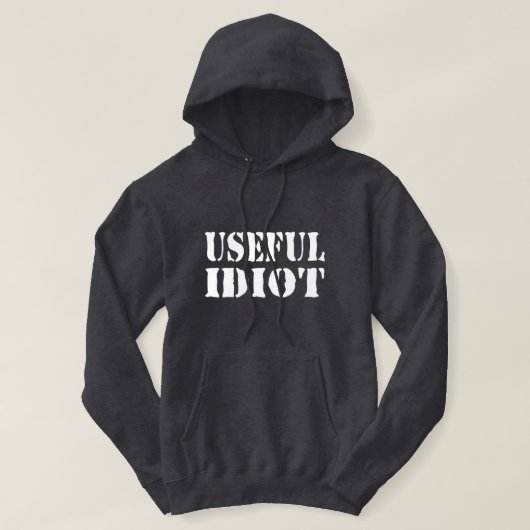 NÜTZLICHES IDIOT HOODIE (Design vorne)