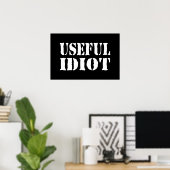 NÜTZLICHES IDIOT POSTER (Heimbüro)