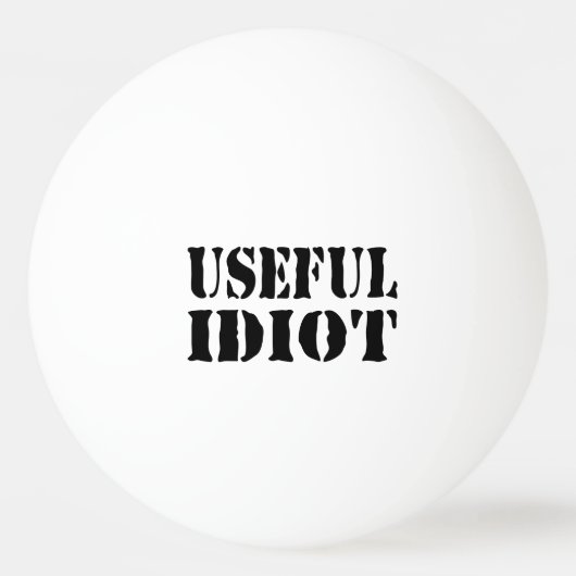 NÜTZLICHES IDIOT TISCHTENNISBALL (Vorderseite)