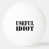 NÜTZLICHES IDIOT TISCHTENNISBALL (Rückseite)