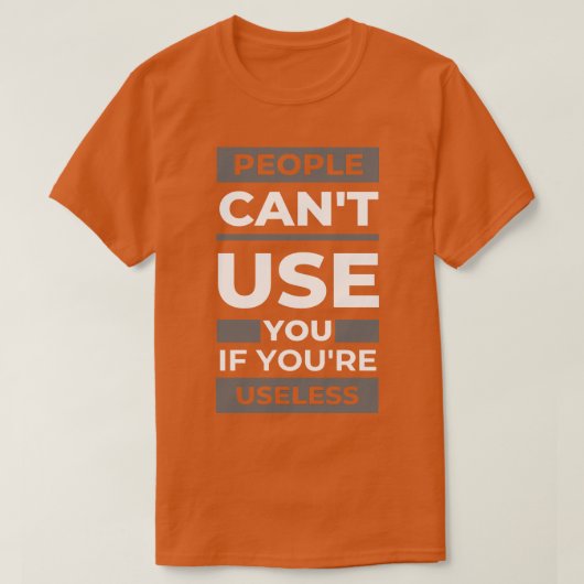 nutzlos T-Shirt (Design vorne)