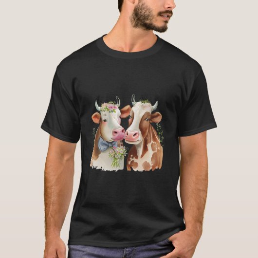 Nutztier Kuh T-Shirt (Vorderseite)