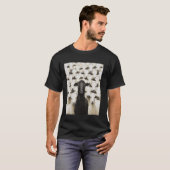Nutztier Schaf Schwarz T-Shirt (Vorne ganz)