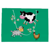 Nutztiere Große Geschenktüte (Rückseite)