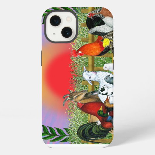 Nutztiere iPhone Hülle (Rückseite)