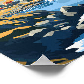 Nuuk Grönland Reisen Vintag Poster (Ecke)