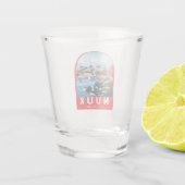 Nuuk Grönland Reisen Vintag Schnapsglas (Rückseite)